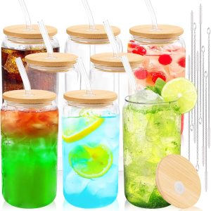 Sip in Style: Review of Joyclub's Eco-Friendly Glass Cups with Bamboo Lids