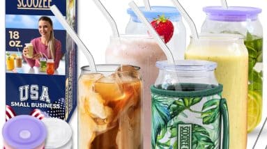 Sip in Style: Review of Scoozee Glass Cups – Perfect for Iced Coffee & Gifts!