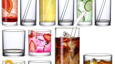 Sip in Style: Review of the 12 Pack Glass Cups with Straws for Every Drink Enthusiast