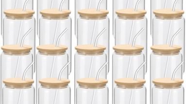 Sip in Style: Review of the 20 Pack Glass Cups with Bamboo Lids