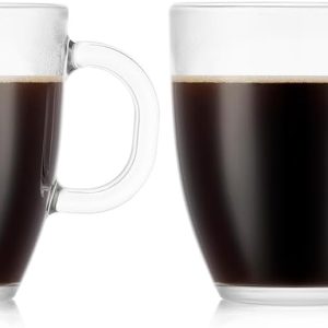 Sip in Style: Review of the Bodum 12oz Bistro Tempered Glass Coffee Mugs