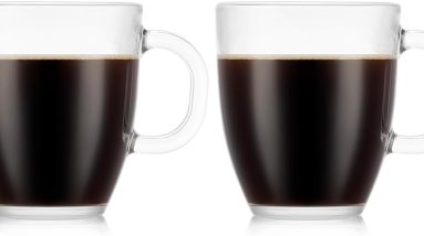 Sip in Style: Review of the Bodum 12oz Bistro Tempered Glass Coffee Mugs