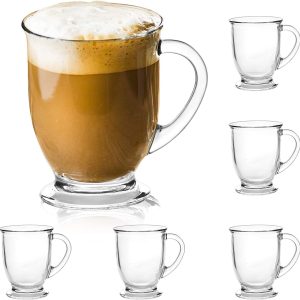 Sip in Style: Review of the Ultimate 15oz Glass Coffee Mug Set
