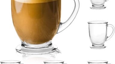 Sip in Style: Review of the Ultimate 15oz Glass Coffee Mug Set