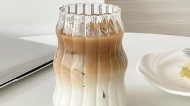 Sip in Style: The Aesthetic Vintage Ribbed Glassware Tumbler Review!