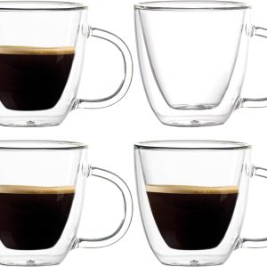 Sip in Style: The Perfect Double Walled Espresso Cups Set for Coffee Lovers!