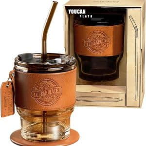 Sip in Style: The Ultimate 14 oz Glass Tumbler for Every Beverage!