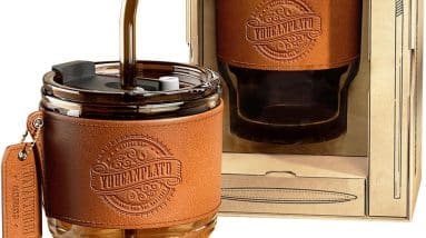 Sip in Style: The Ultimate 14 oz Glass Tumbler for Every Beverage!