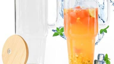 Sip in Style: The Ultimate 40 oz Glass Tumbler Review!