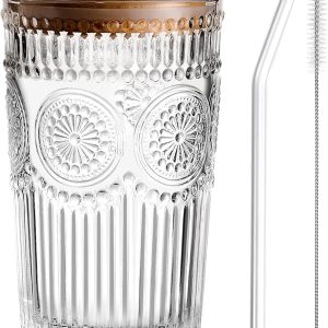 Sip in Style: The Ultimate Review of Glass Cups with Lids and Straws