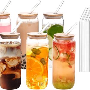 Sip in Style: YUNCANG 6 Pack Bamboo Lid Glasses Review