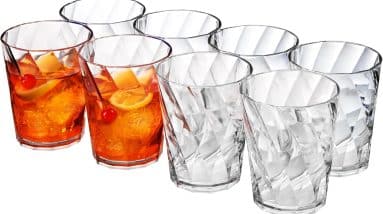 Sip Responsibly: Review of US Acrylic Optix Reusable Drinking Glasses