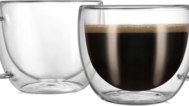 Stay Cozy: Review of CNGLASS Double Wall Cappuccino Mugs
