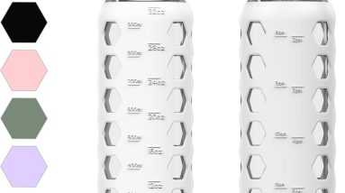 Stay Hydrated in Style: MUKOKO 32oz Motivational Glass Water Bottle Review