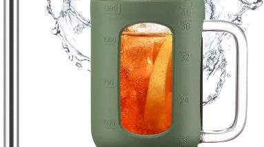 Stay Hydrated in Style: The Ultimate 46 oz Glass Tumbler Review!