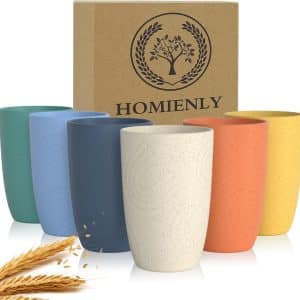 Unbreakable and Eco-Friendly: Homienly Wheat Straw Drinking Glasses Review