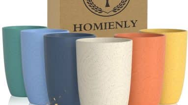 Unbreakable and Eco-Friendly: Homienly Wheat Straw Drinking Glasses Review