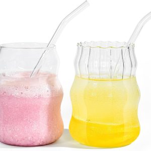 Chic & Functional: Sweet Grain Ribbed Glass Cups Set Review