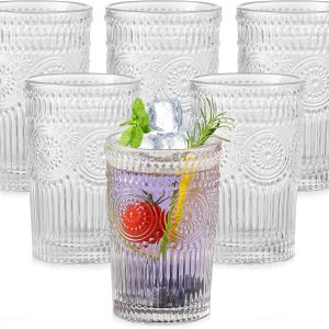 Elevate Your Sip: Vintage Floral Glassware Set Review