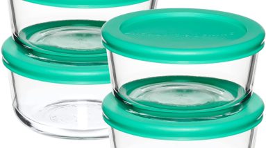 Seal in Freshness: A Review of Anchor Hocking's 2 Cup Glass Storage Containers with Mint SnugFit Lids