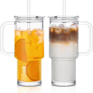 Sip in Style: INSETLAN 26oz Glass Tumblers Review for Your Favorite Beverages