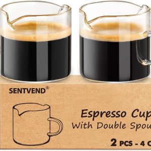 Sip in Style: Review of the Clear Glass Espresso Cups Set of 2