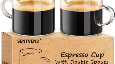 Sip in Style: Review of the Clear Glass Espresso Cups Set of 2