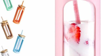Stay Hydrated in Style: Kodrine's 20oz Eco-Friendly Glass Water Tumbler Review
